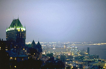 Quebec City by night